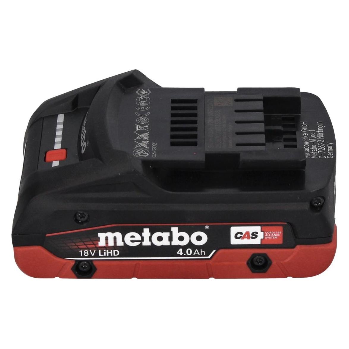 Metabo WPB 18 LT BL 11-125 Quick Akku Winkelschleifer 18 V 125 mm Brushless + 1x Akku 4,0 Ah + meta (125 mm) (30257556)