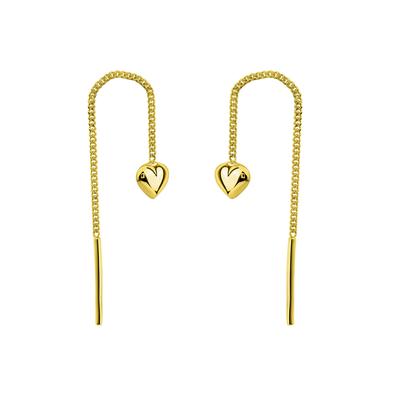 Paar Ohrhänger CELESTA, gelb, Ohrringe, Damen, one-size, Gold