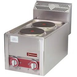 Diamond Elektroherd 2 Herdplatten, -Top-, 7 Stück (ES6/2PT-N-LIQ)