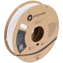 Polymaker PC02004 Polymax Tough Filament PC (Polycarbonat) hohe Steifigkeit, hit (PC, 1001 g, 2.85 mm), Filament, Weiss