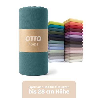 OTTO home "BLACKBERRY in PREMIUM und BASIC Qualität, 100% Baumwolle" für hohe Matratzen bis 28 cm, Bettlaken, Spannbetttuch, Boxspring