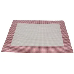 MONOUSO - Tischsets Papier 30x40cm "Hahnentrittmuster" Bordeaux 45g (2.500 Stück)
