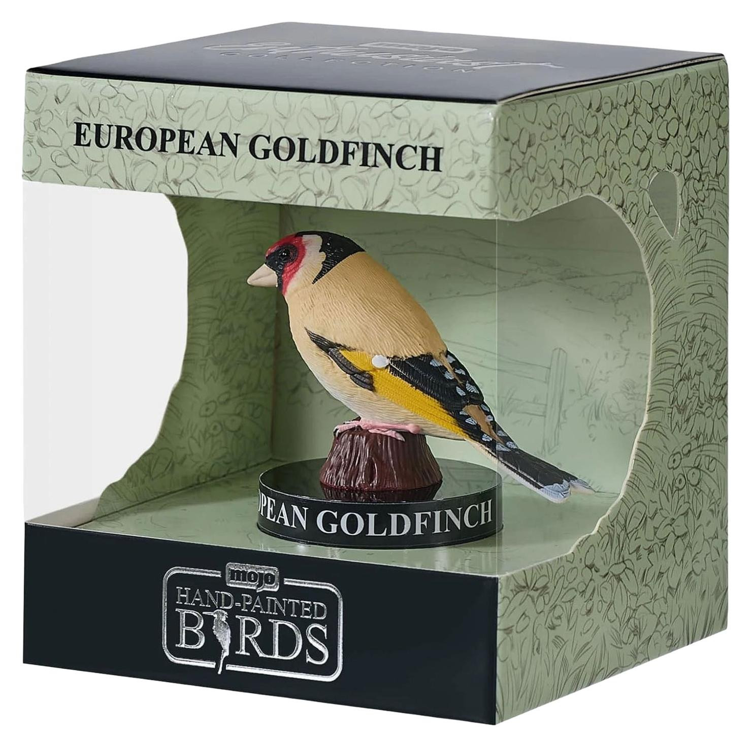 Mojo Bird Enthusiast Collection Series 1 Handgeschilderd beeldje Europese Distelvink