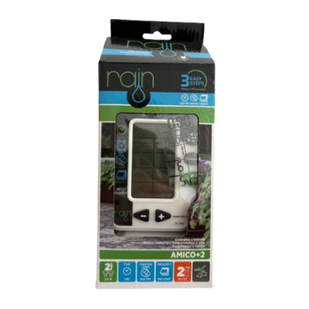 Rain.it Rain-Spa Batteriebetriebenes Wasserhahn-Steuergerät Amico+2 2 Stationen 3.170