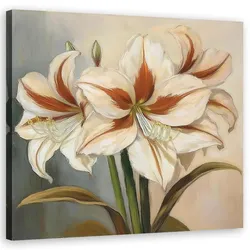 WANDBILD blumen lilien natur