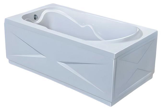 Design-Badewanne Acrylwanne Luxuswanne Wanne Relaxwanne Komfortwanne 130x71 cm