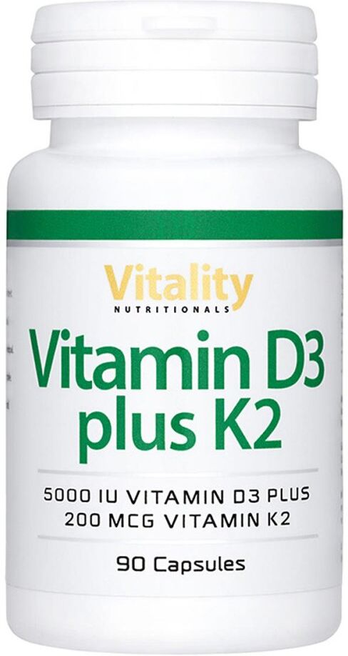 Vitamin D3 5000 I.E. Plus K2 200mg Kapseln