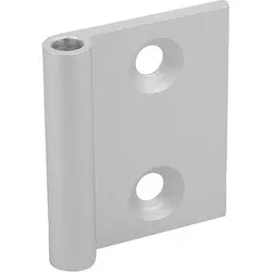 SCHARNIERHÄLFTE FÜR ALUMINIUMPROFILE 42,7X50, ALUMINIUM ELOXIERT, A1=22,7