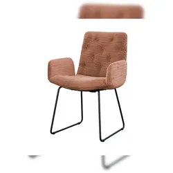 KAWOLA Stuhl CHARME Esszimmersessel Cord rost