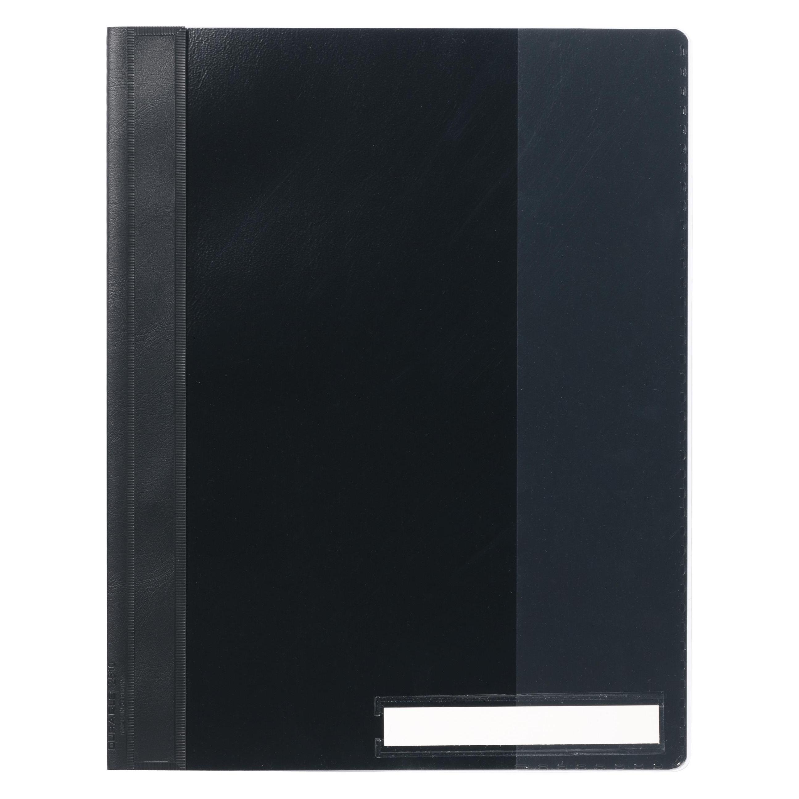 Durable CLEAR VIEW MANAGEMENT FILE A4 Präsentations-Mappe Schwarz (A4+, 25x) (251001)