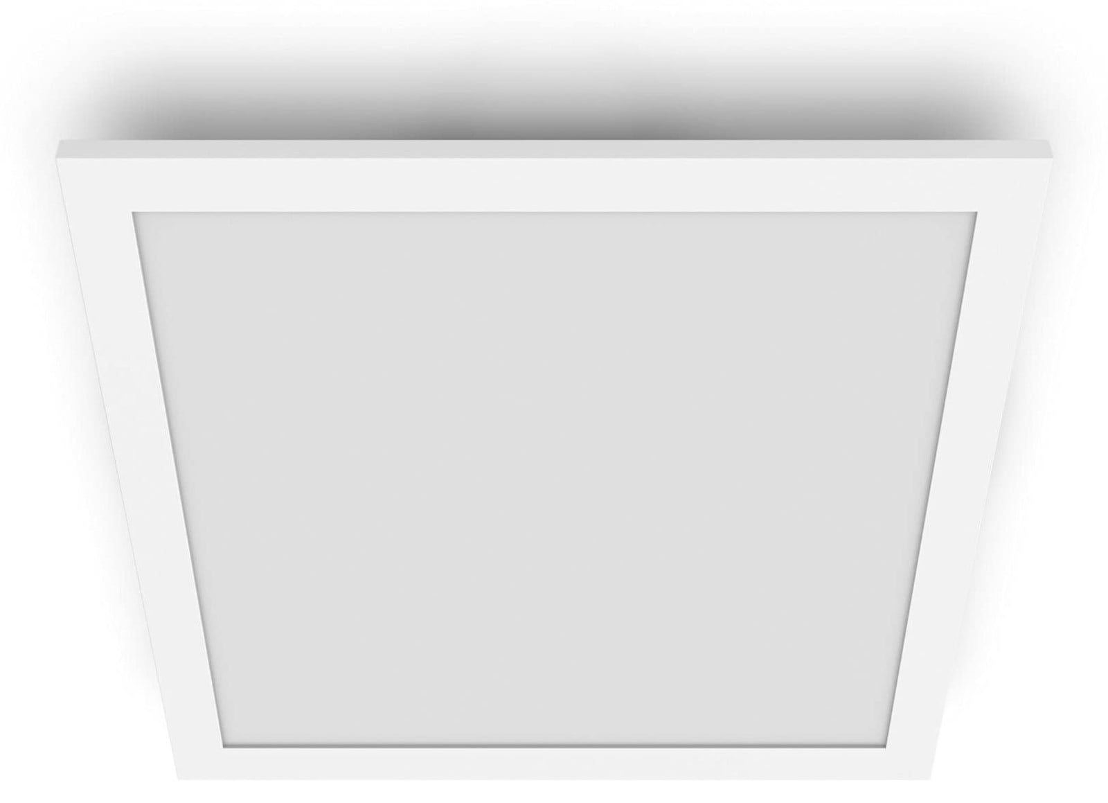 Philips LED Plafondlamp Paneel, 12W, Dimbaar, Warmwit, Wit, IP20