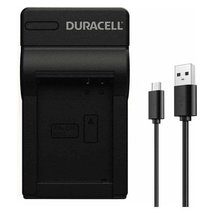 Duracell Ladegerät mit USB Kabel für DRC10L/NB-10L (Kamera Akku Ladegerät) (DRC5908)
