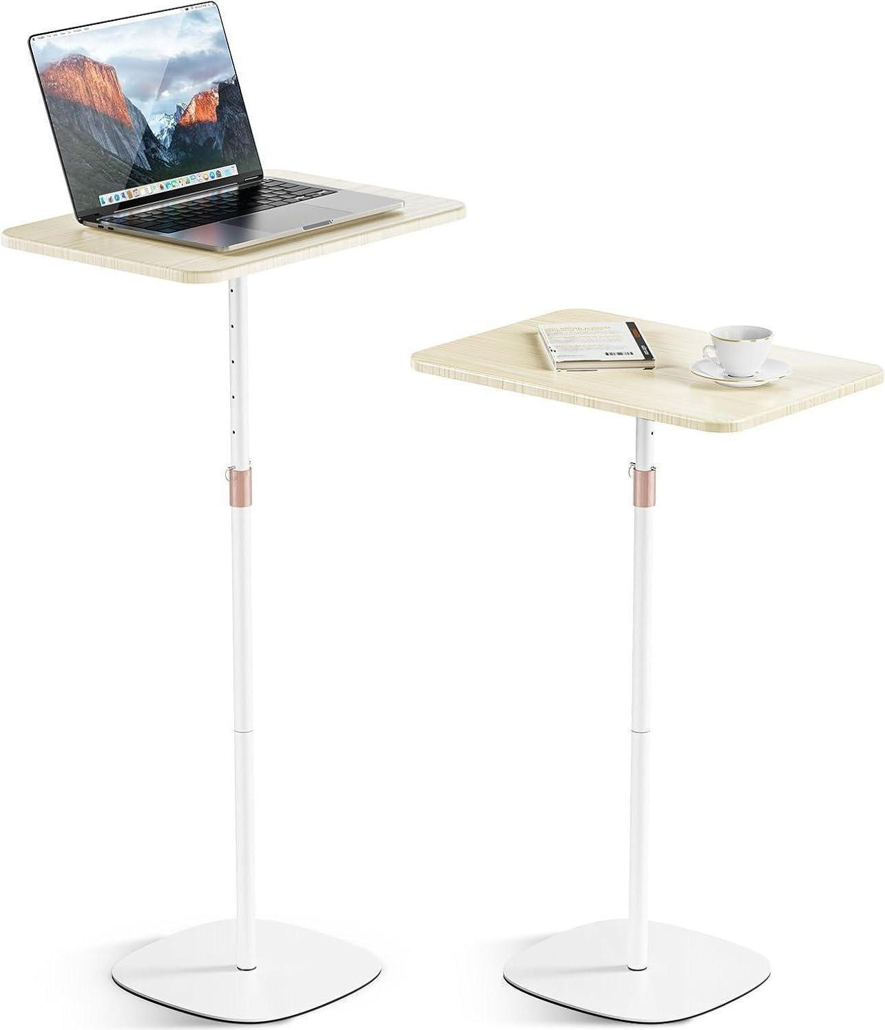 Polesto In hoogte verstelbare laptopstandaard en bijzettafel