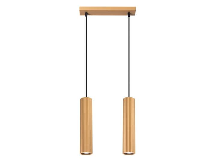 Suspension Aluminium Doré GU10 2 Karbon