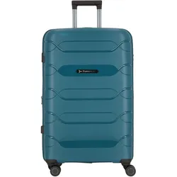 Polestream Strz by Asteroid 4 Rollen Trolley L 74 cm mit Dehnfalte, Koffer, Grün