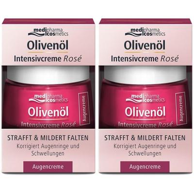 Olivenöl Intensivcreme Rose Augencreme 2x 2x15 ml