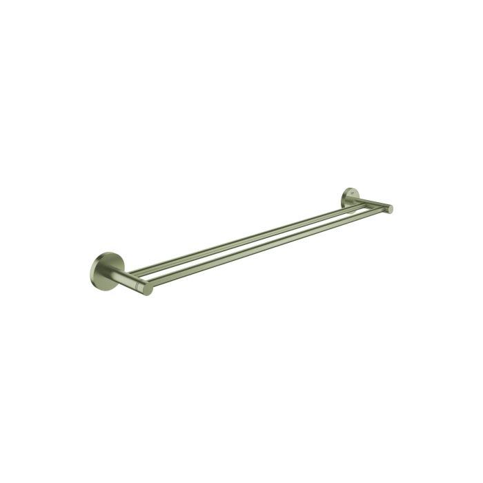 Grohe Essentials Doppel-Badetuchhalter 40802EN1 60cm, verdeckte Befestigung, nickel gebürstet