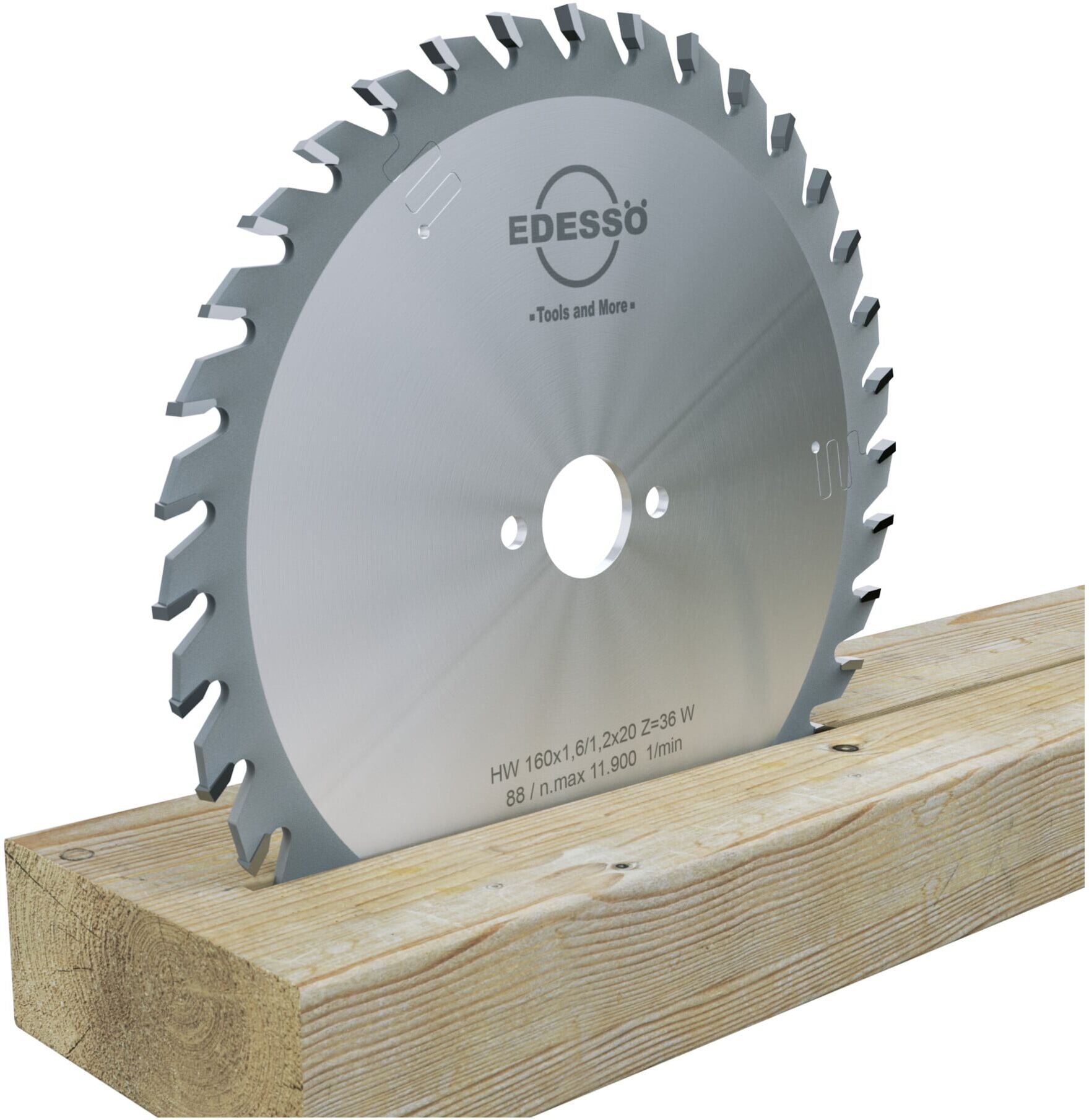EDESSÖ Handkreissägeblatt für AKKU-Maschinen (Dünnschnittsägeblatt), HW 136x1,6/1,2x20 Z=36 W (13213620)
