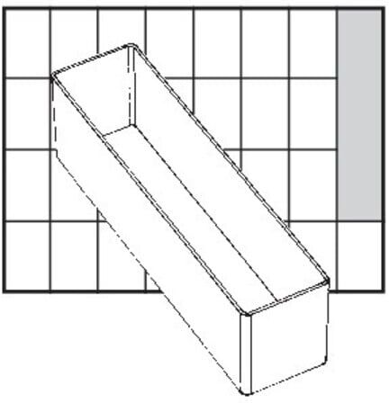 raaco A9-3 Insert compartiment H47xL39xP163 mm (102520)