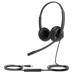 Yealink UH34 SE Lite Dual Teams On Ear Headset kabelgebunden Duo Schwarz Headset Telefon 1308162