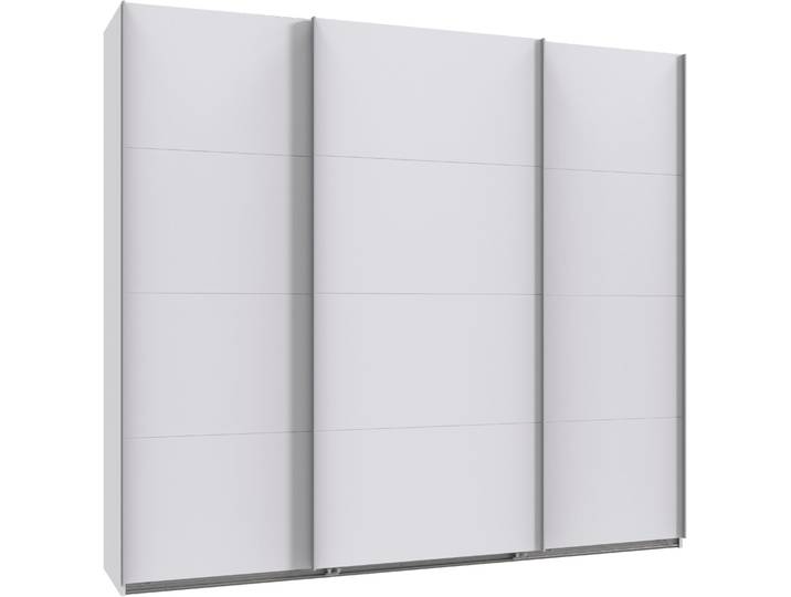 Kleiderschrank, Holzwerkstoff, Weiß, 225×208×65 cm, 3 Schwebetüren, Made in Germany, Wimex