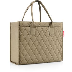 Reisenthel Laptoptasche Daily Shopper Business, rhombus olive, wasserabweisend, Polyester, bis 17 Zoll