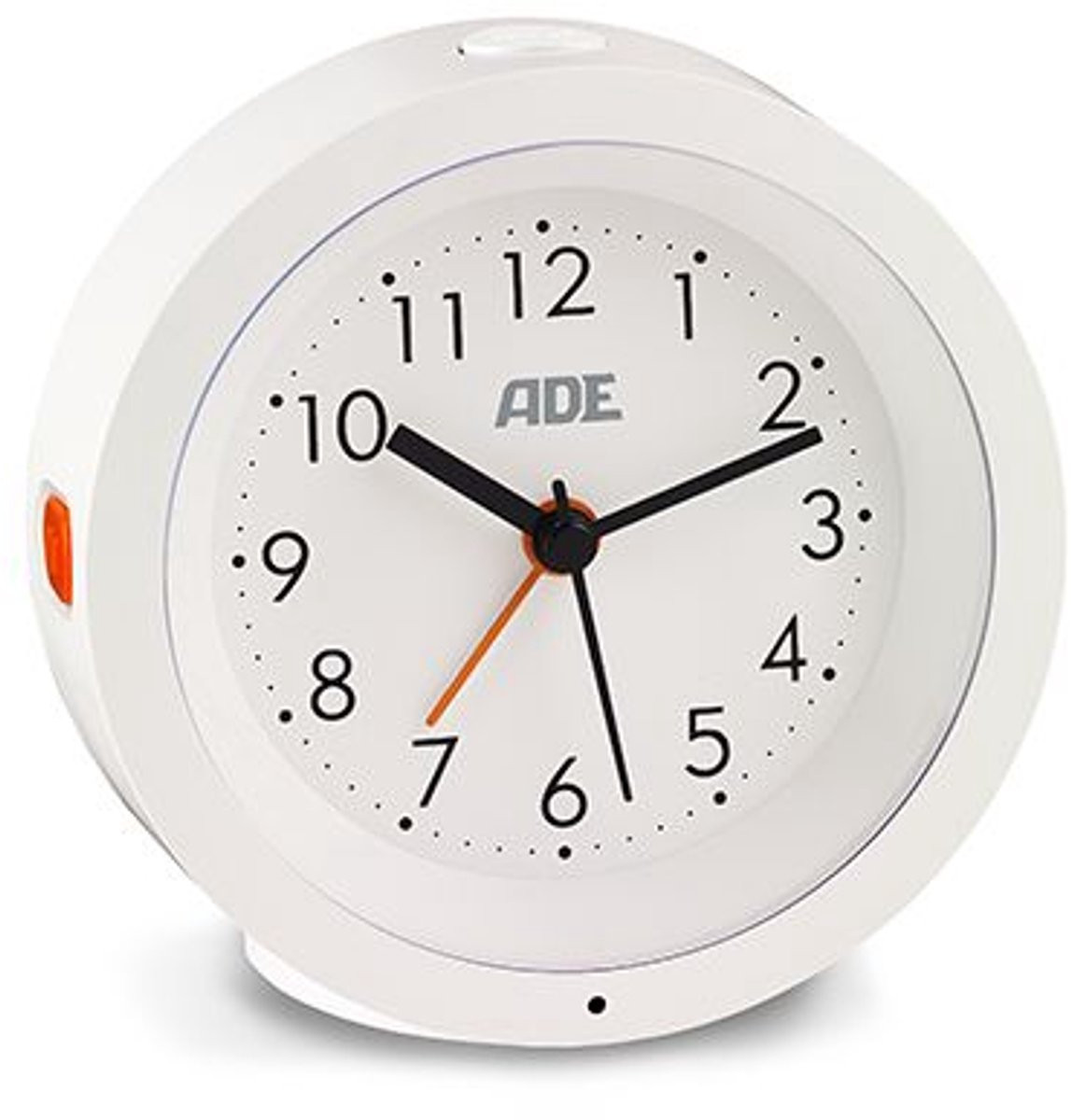 Ade Analoge Alarmklok met Verlichting inclusief 2x AA batterijen