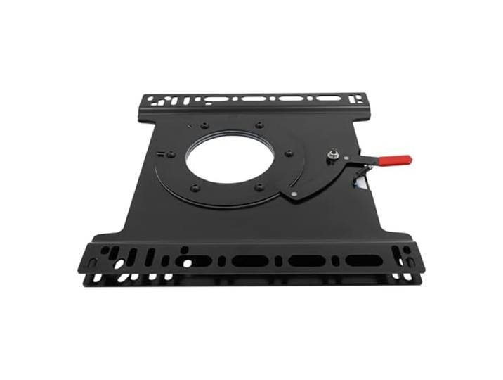 Kopilot Drehsockel für Fahrzeugsitze, 46,5x46cm, Schwarz 360° Drehplatte, Drehteller aus Stahl, Drehkonsole für Fahrer oder Beifahrersitz, Kompatibel mit Transporter T5 T6