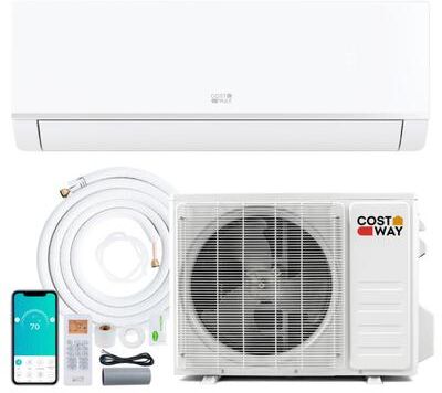 Costway Blast Pro Series 12000 BTU 20 SEER2 208-230V Wifi Enabled Mini Split Air Conditioner and Heater
