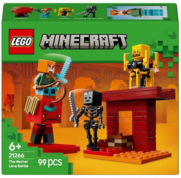 Lego BATALHA LAVA NETHER 21266