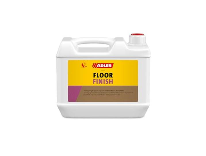 ADLER Floor-Finish Farblos, Matt 4,5l Sehr abrieb- und kratzfest, rutschhemmende Oberfläche R9, emissionsarm A+, speichel- und schweißecht für Spielzeug