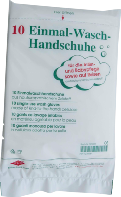 Büttner-Frank GmbH WASCHHANDSCHUHE Einmal 10 St 07278589