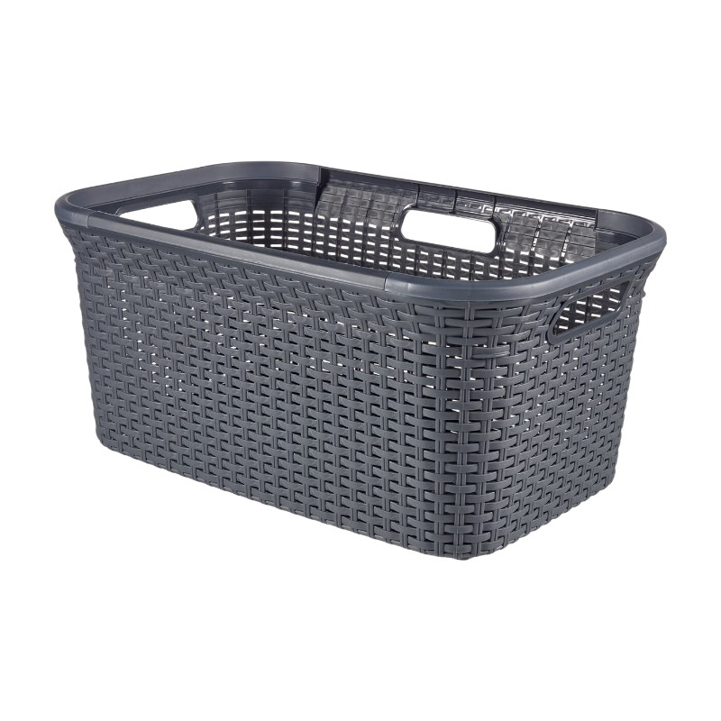 Curver Style Wasmand - 45 liter - Antraciet