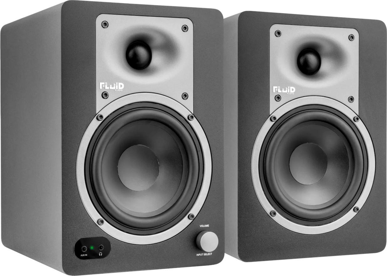 Fluid Audio C50BT - Aktiver 5 -Zoll-Zwei-Wege-Referenz-Studiomonitor mit Bluetooth (Paar)