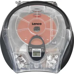 Lenco SCD-24 - Ghettoblaster - 2 Watt - durchsichtig