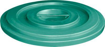 Deckel aus HDPE, 50 Liter, grün