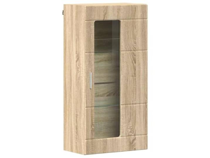 Makastle Wandschrank Sonoma-Eiche 50x29x100 cm Holzwerkstoff
