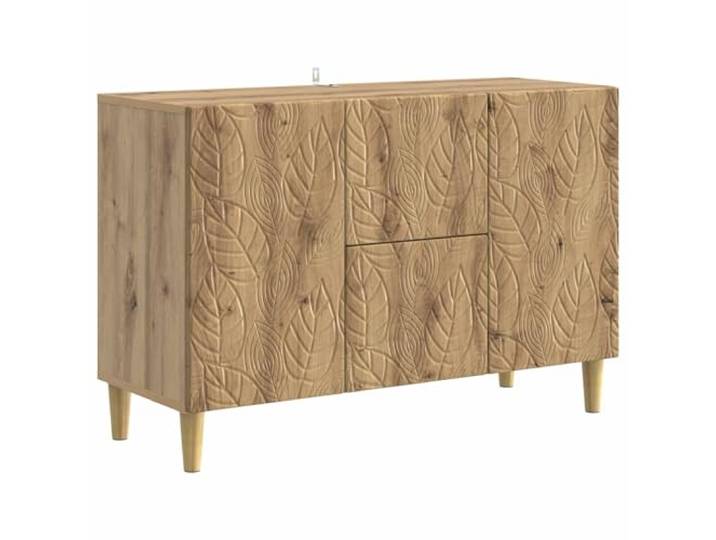 Makastle Sideboard Artisan-Eiche 89 x 34,5 x 60 cm Holzwerkstoff mit 2 Türen und Schubladen