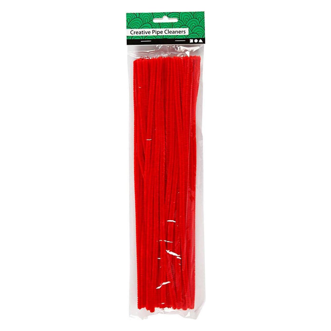 Creativ Company Chenille Rot 30cm, 50Stk. (0.30 m) (51613)