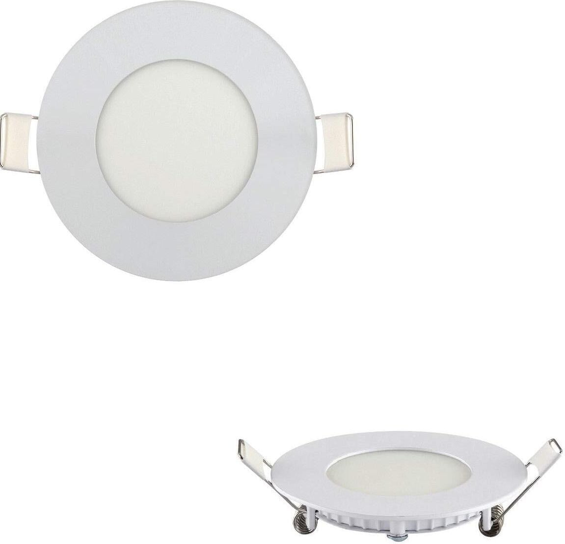 Braytron Ronde LED inbouwspots, 5x 3W, Neutraal wit (4200K), 160 lumen