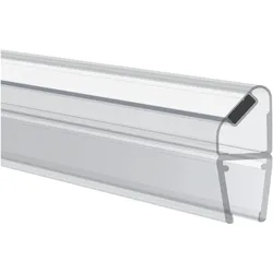 Rehau, Profil + Stange, Magnetprofil 180° für 6 - 8mm, mit Anschlag, 2010mm,Kunststoff transparent