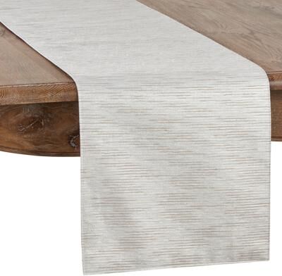 Saro Lifestyle Metallic Woven Glam Table Runner