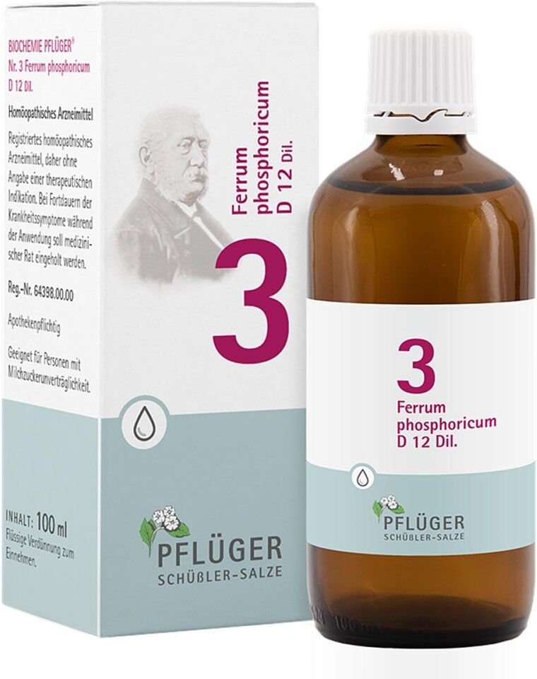 Biochemie Pflüger 3 Ferrum phosphoricum D12 Tropfen