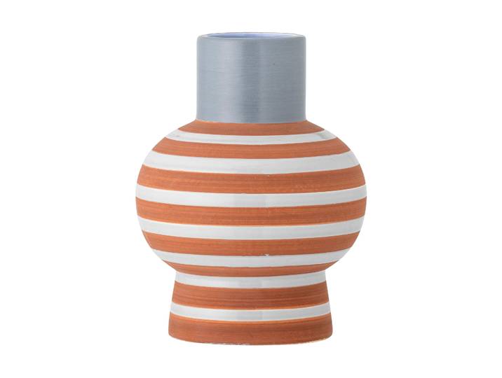 Bloomingville Vase Lindir 19 cm Bleu-brun