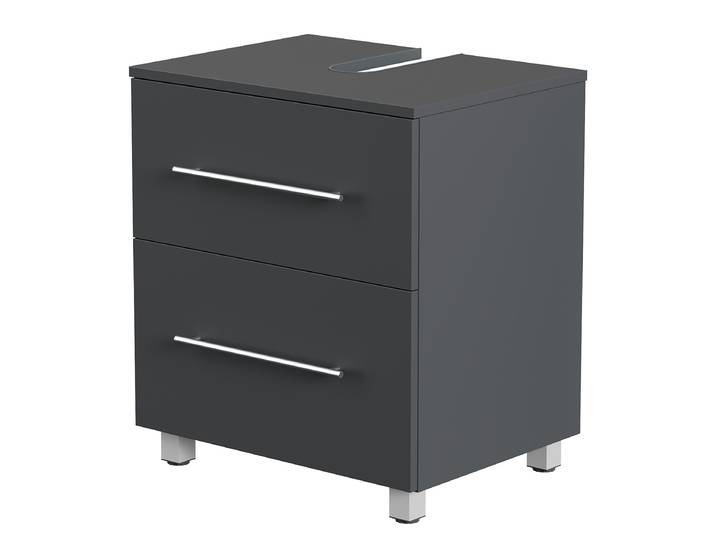Meuble sous vasque Mondial 55cm Gris/Graphite