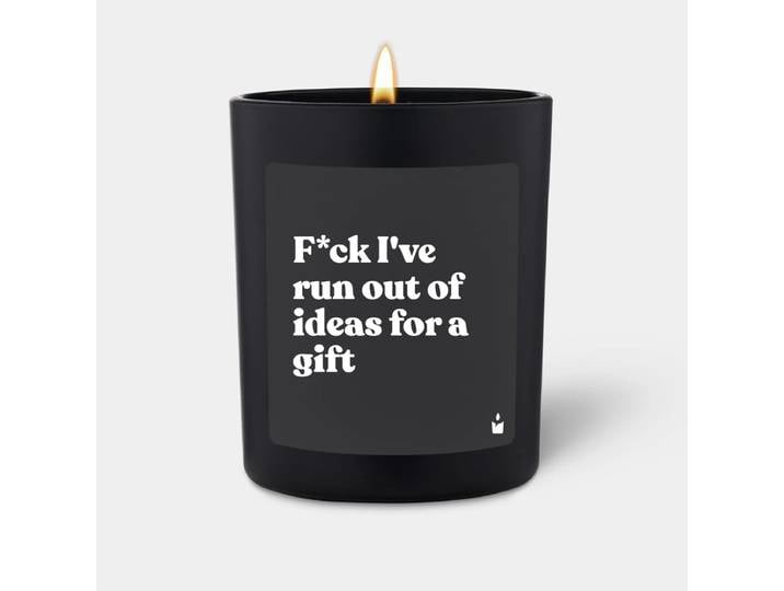 Duftkerze Flowery F*ck I've run out of ideas for a gift