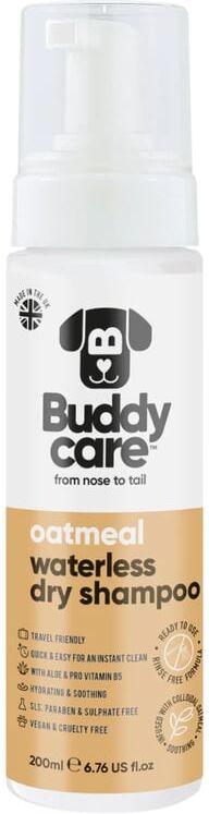 Buddycare Shampoo Seco para Cães com Aveia 200ml