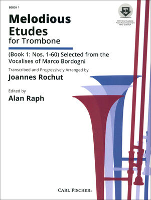 Carl Fischer Melodious Etudes for Trombone