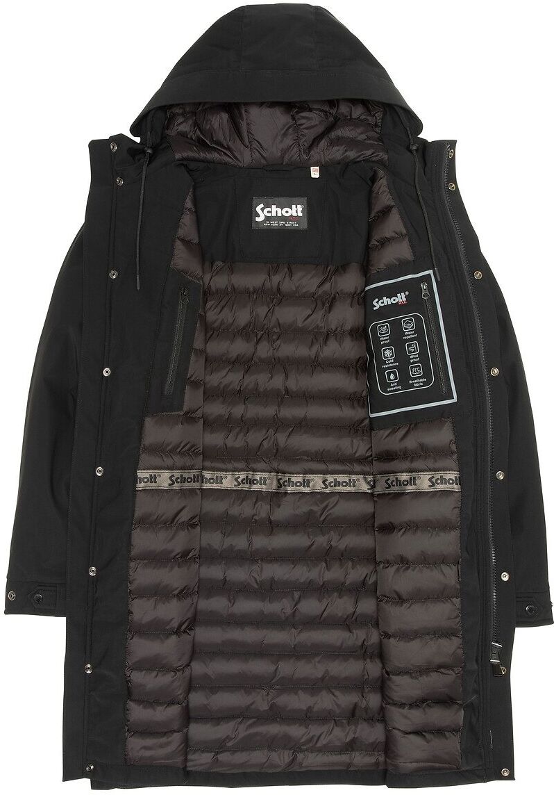 SCHOTT Parka à capuche, imperméable, CHASEN