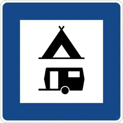 Klemos 2x2 – Verkehrszeichen Zelten 365-60